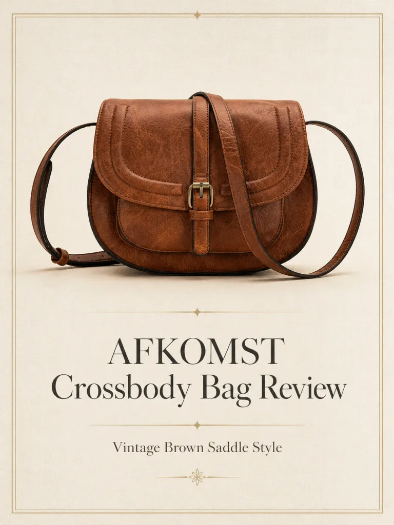 AFKOMST Lunéra Vintage Saddle Crossbody