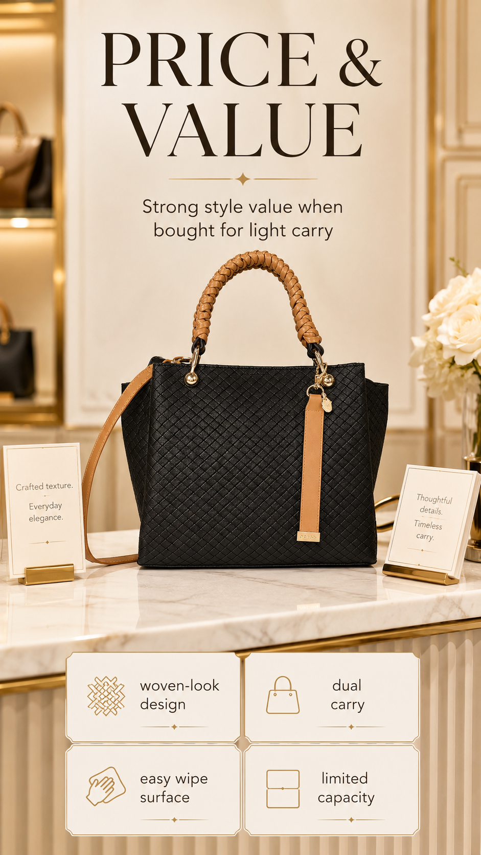 ALDO Gloadithh Tote Bag price and value guide with style benefit and capacity limitation