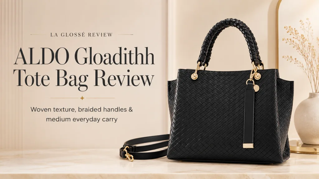 ALDO Gloadithh Tote Bag Review: Woven Texture Medium Handbag
