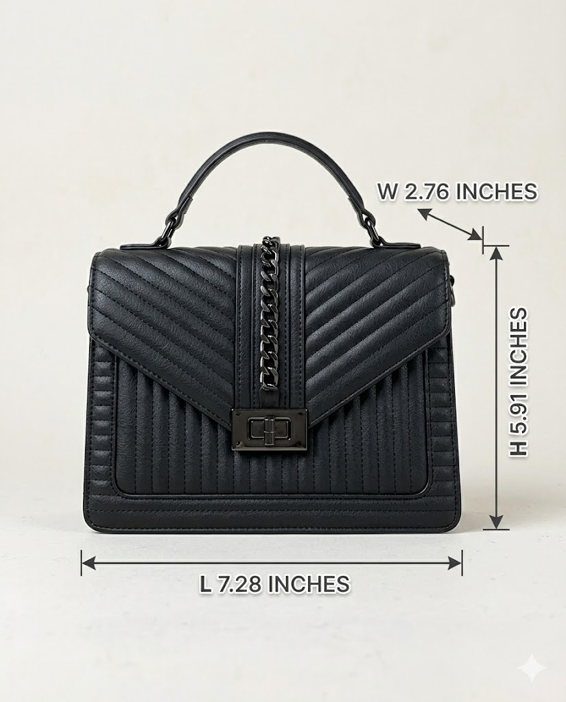 ALDO Mini Jerilini top handle satchel size guide showing compact handbag dimensions