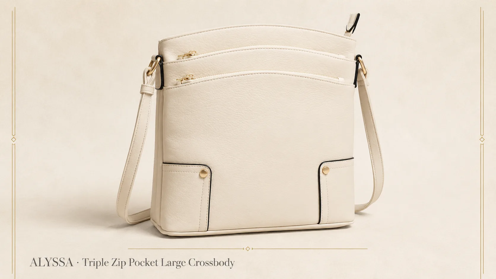 ALYSSA Triple Zip Pocket Large Crossbody Bag Review: A Pocket-by-Pocket Everyday Carry Test
