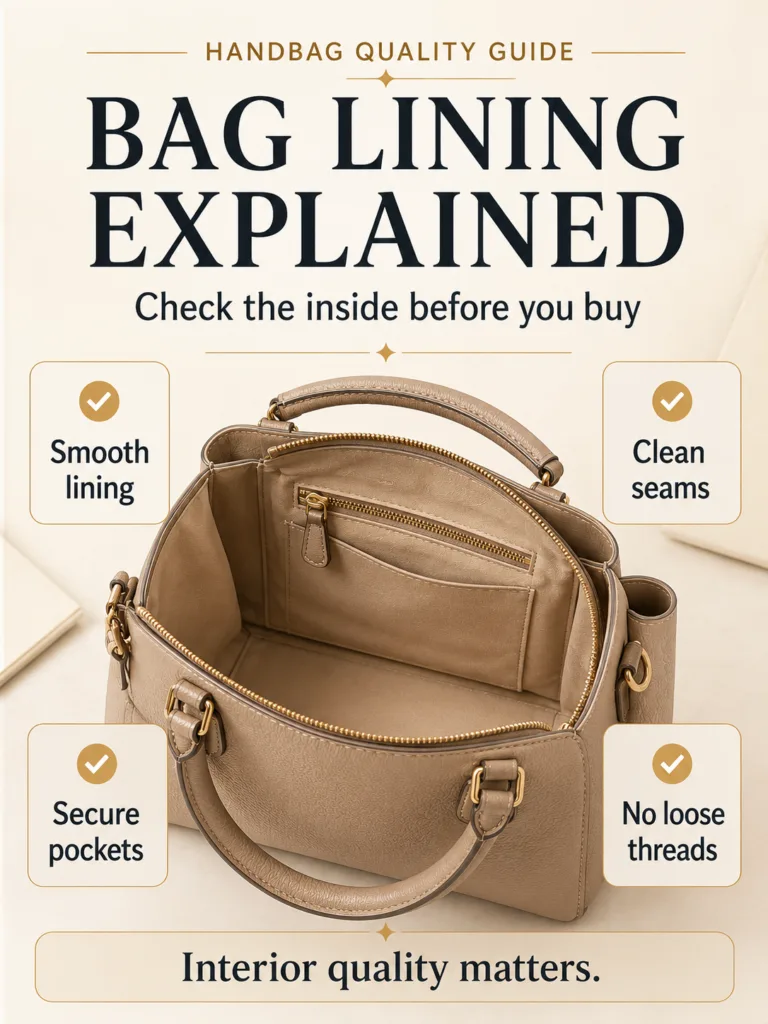 Bag Lining Explained: LA GLOSSÉ Tricks to Spot Hidden Handbag Quality