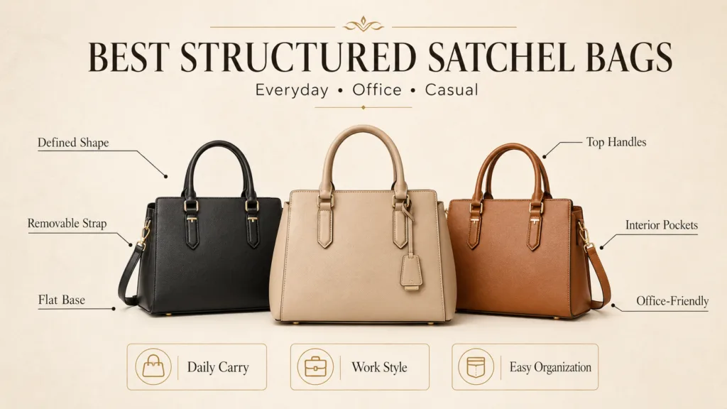 Best Structured Satchel Bags for Everyday Style