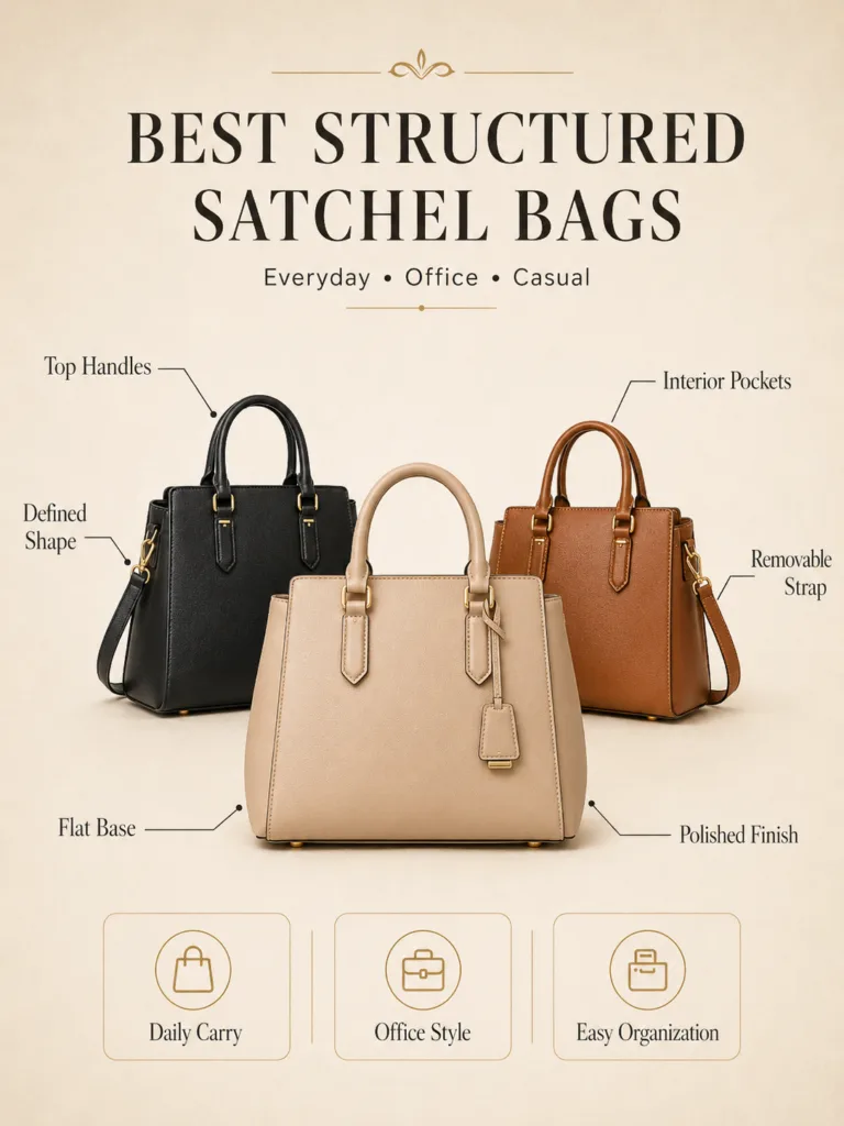 Best Structured Satchel Bags for Everyday Style