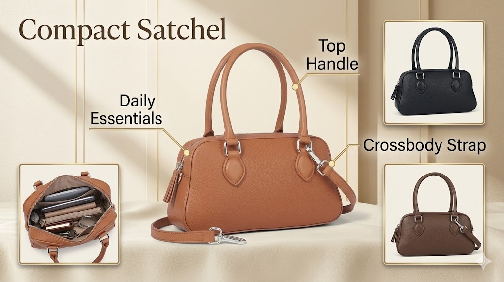 Blofinche Small Top Handle Satchel Crossbody Purse Review
