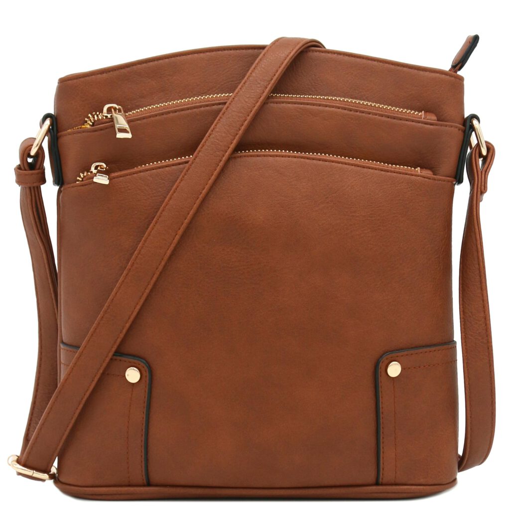 ALYSSA Véra Triple Zip Crossbody Bag