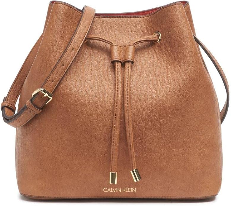Calviń Klein Caramel Bucket Shoulder Bag