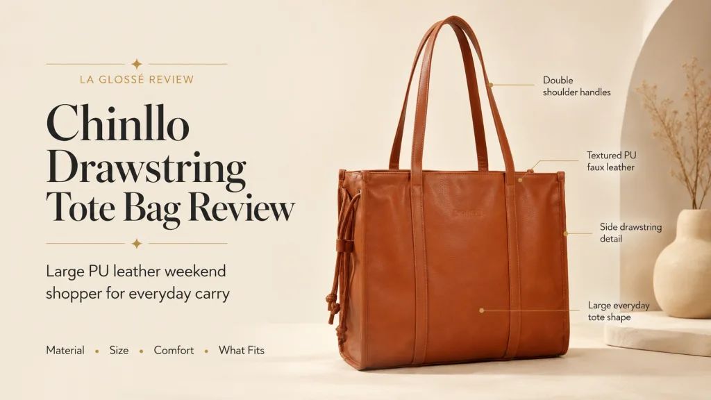 Chinllo Large PU Leather Drawstring Tote Review: Roomy Shopper or Overhyped Bag?