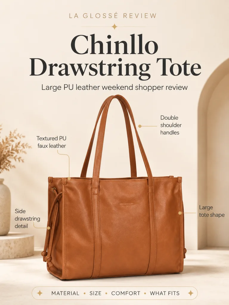 Chinllo Large PU Leather Drawstring Tote Review: Roomy Shopper or Overhyped Bag?
