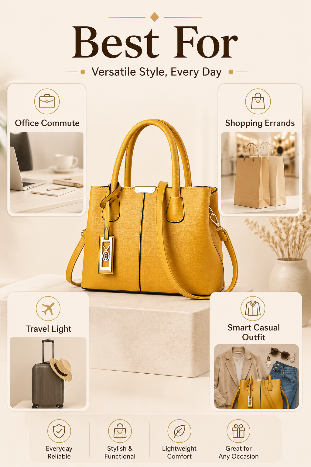 COCIFER satchel best use cases for office commute errands and travel light days