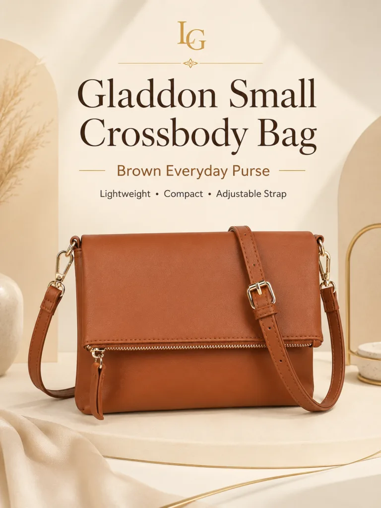 Gladdon Small Crossbody Bag Review: Brown Compact Everyday Purse