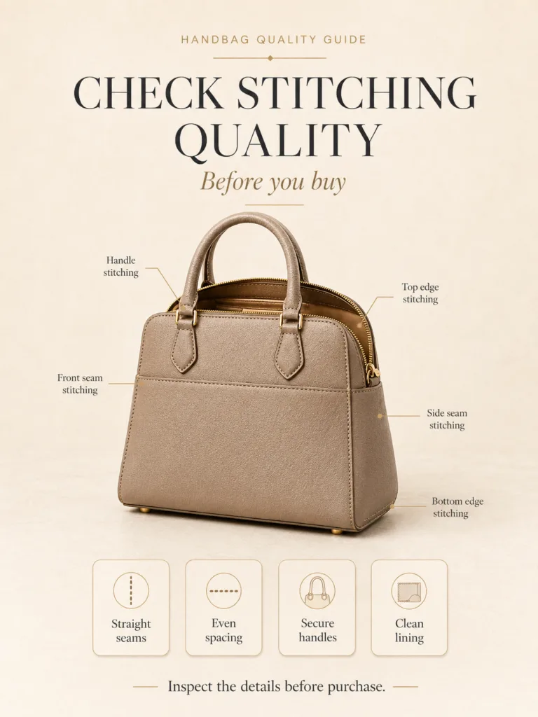 How to Check Handbag Stitching Quality Before You Buy