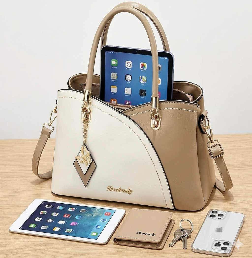 SiMYEER satchel bag iPad mini fit guide for small tablet and daily essentials