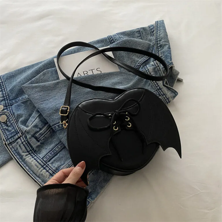 Valléra Bat Wing Heart Crossbody Bag for Women