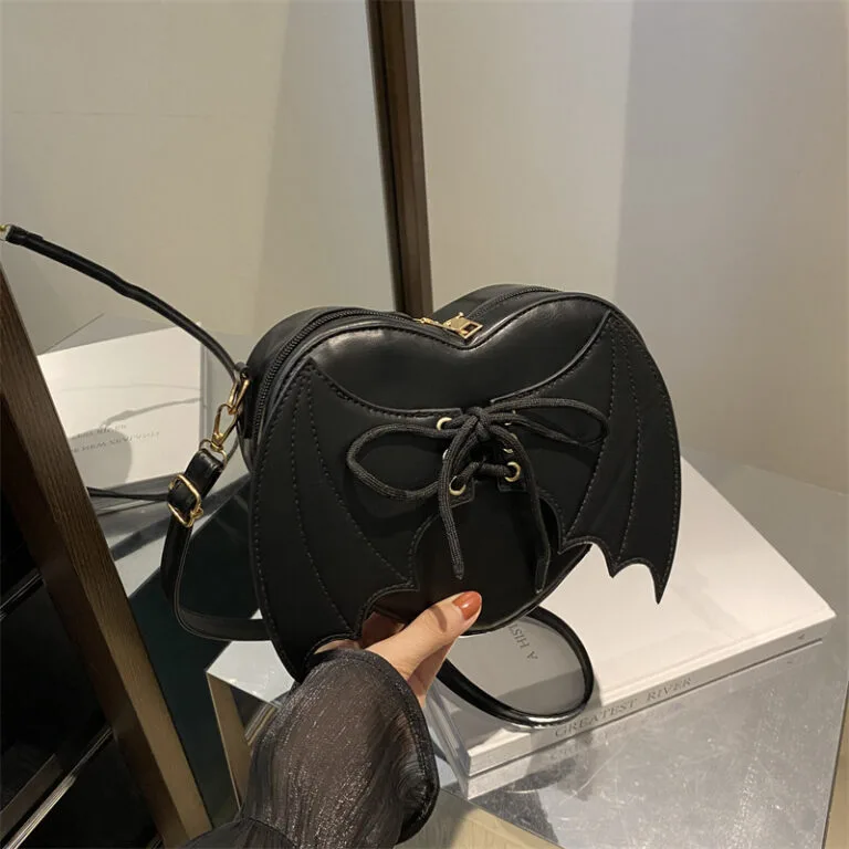 Valléra Bat Wing Heart Crossbody Bag for Women