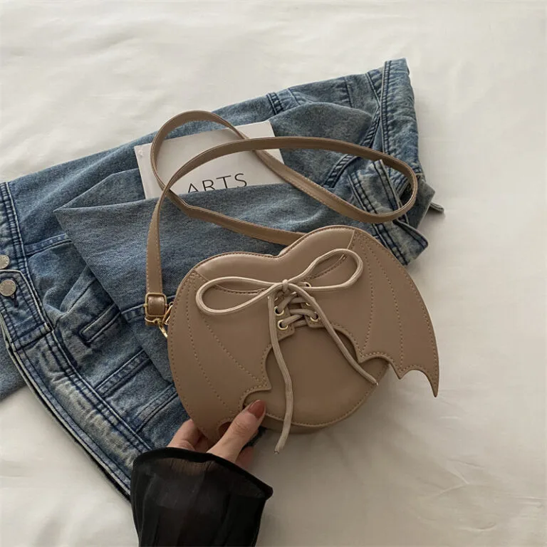 Valléra Bat Wing Heart Crossbody Bag for Women