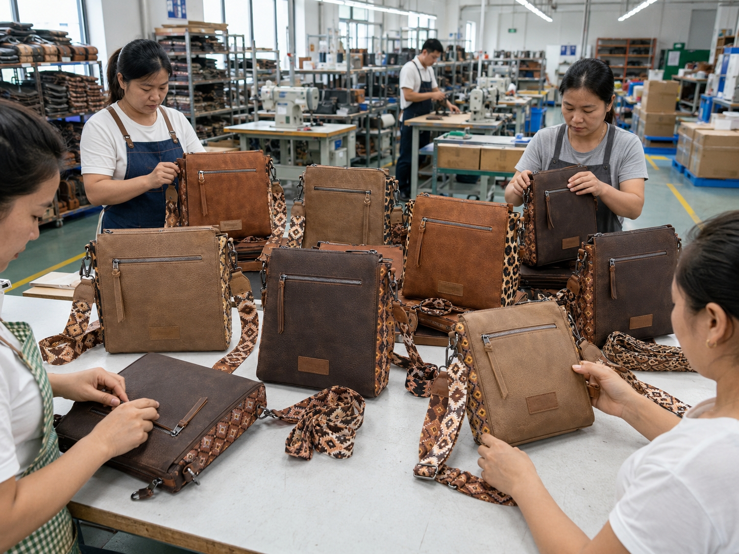 Batch QC Table Review Batch QC table review of multiple Wrangler Aztec Crossbody Purse units