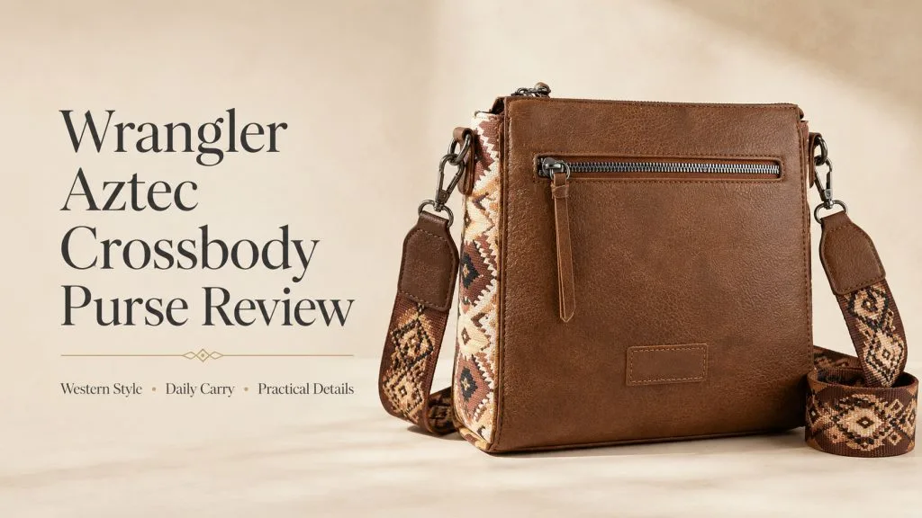 Wrangler Aztec Crossbody Purse Review: Western Style, Strap Comfort & QC Details